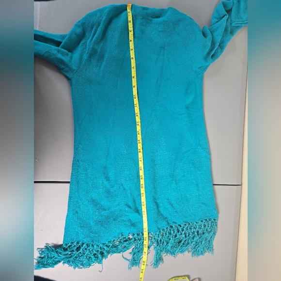Lilly Pulitzer Tatum Cardigan Sweater Aqua Size Small - Picture 13 of 15